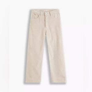 Levi’s- Ribcage straight ankle corduroy pants: size 24